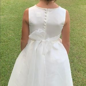 Rosebud flower girl dress